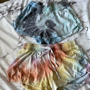 2 Tiedye Athletic Shorts Bundle